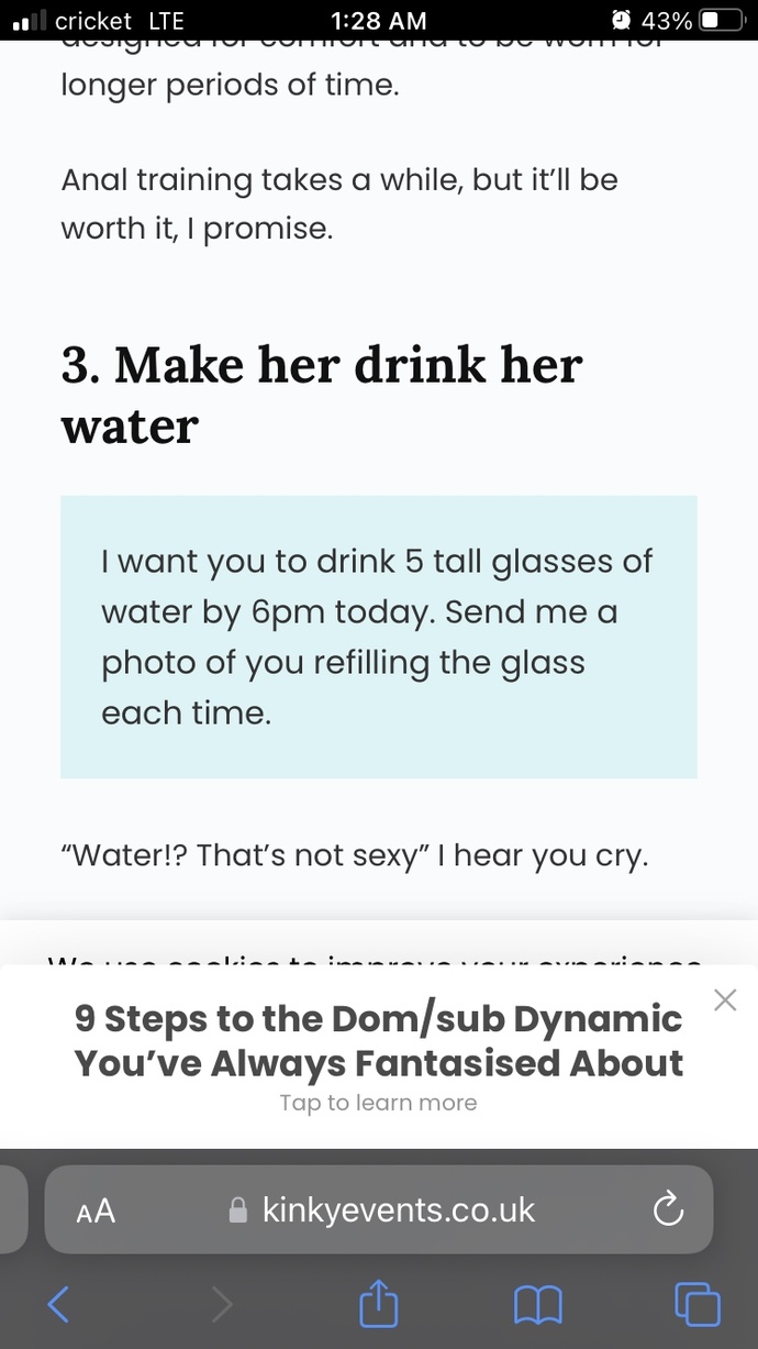 Do you ever say nonsexual dominant things like this to your partner or vice versa?