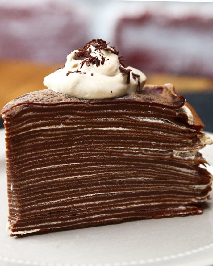 should I make strawberry or chocolate crêpe cake?