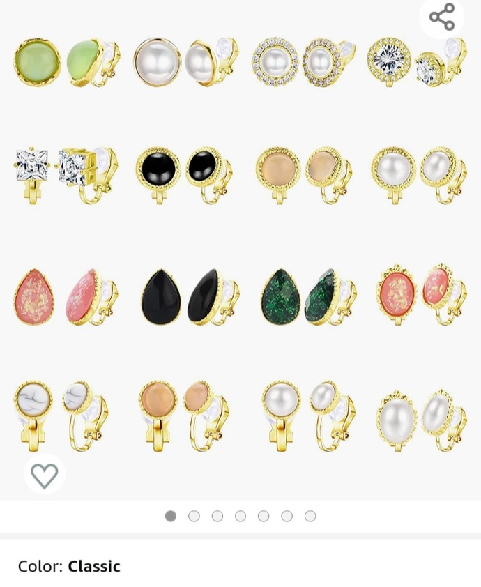 What clip-on earrings set to buy?