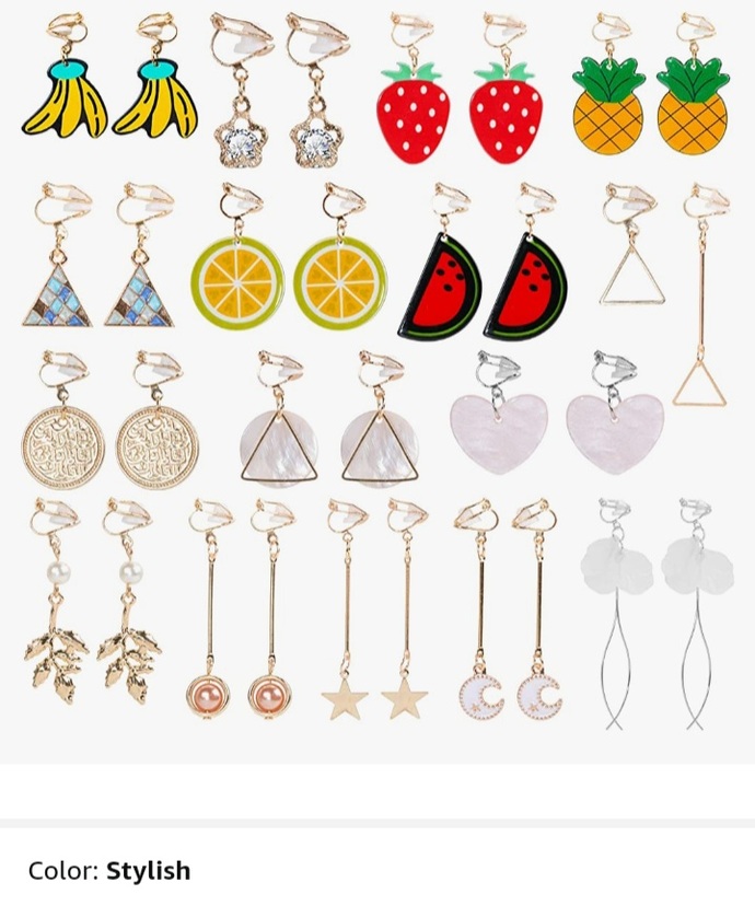 What clip-on earrings set to buy?
