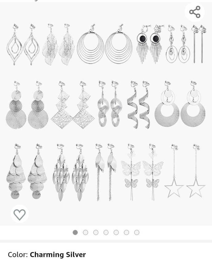 What clip-on earrings set to buy?