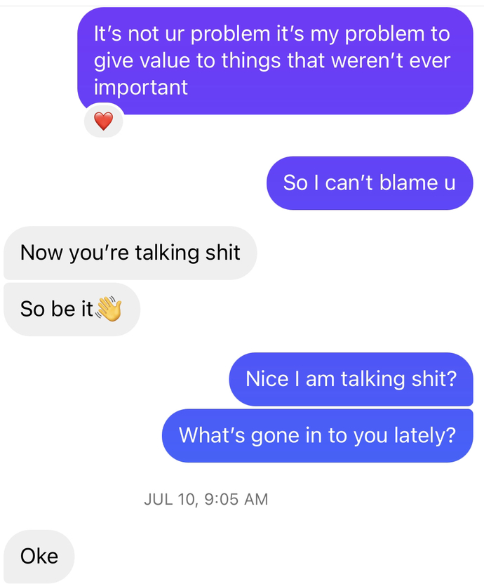 What would be ur reaction if ur girlfriend sent u this text?