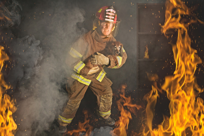 If you were a firefighter and you get all the people out, but the last person says you have to go back and save their pet, would you?