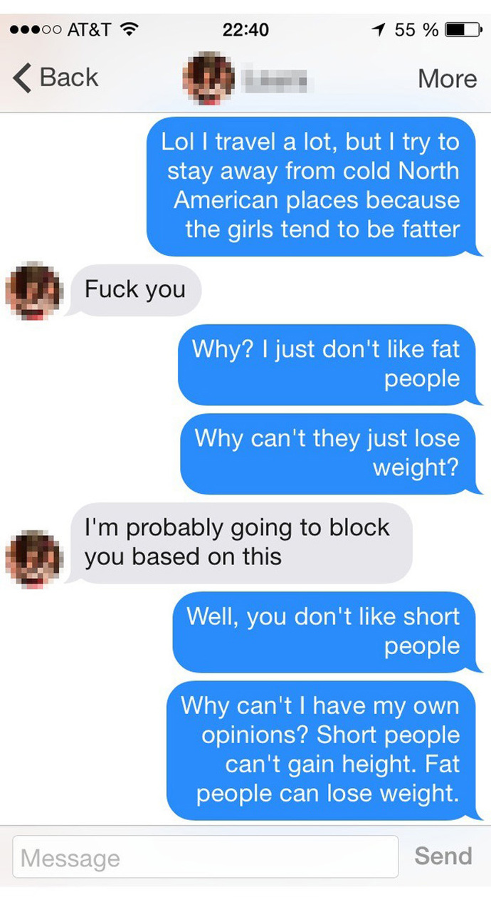 Why are guys not allowed to ask how much a woman weighs after she asks how tall he is?