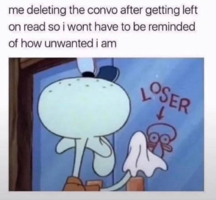 When the person you like/crushing/interested in leaves you on read/seen and doesn’t continue the convo, how do you feel or act?