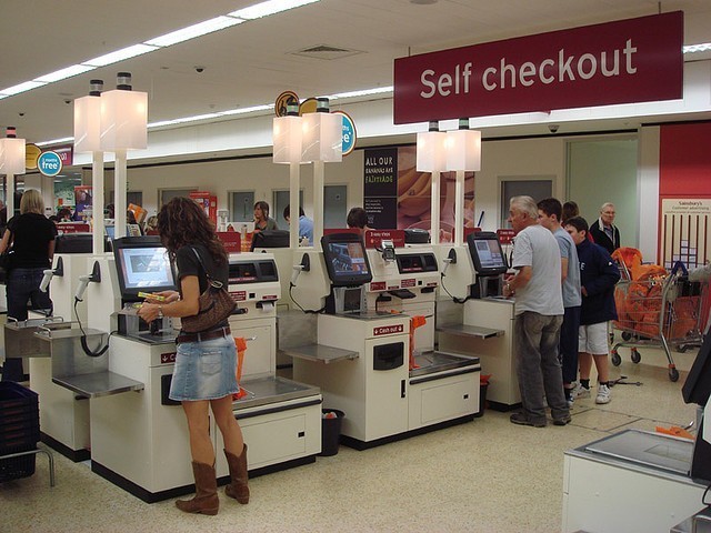 Do you use self-checkouts at the store?