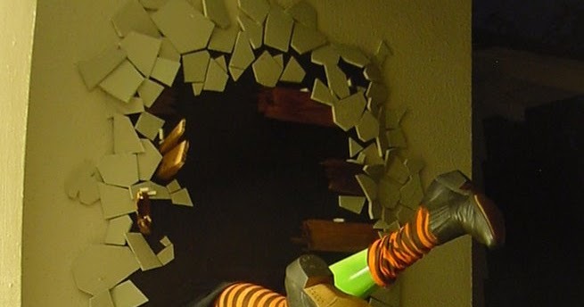 A witch accidentally crash lands in your home with her broom. What do you do?