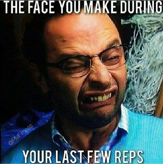 Do you make this face when youre lifting?