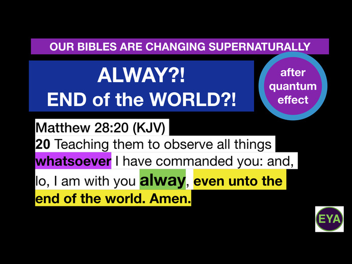 According to the bible, Elon Musk wasn't joking?