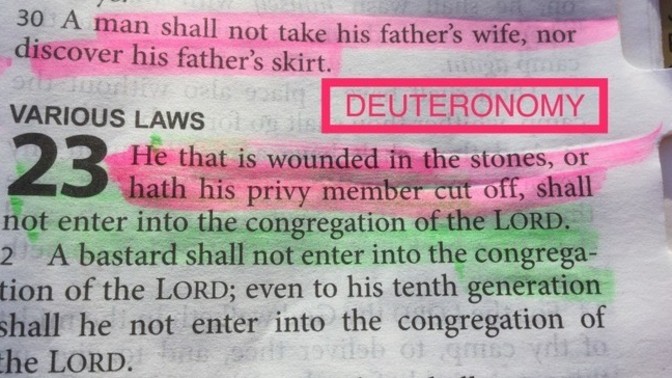 According to the bible, Elon Musk wasn't joking?