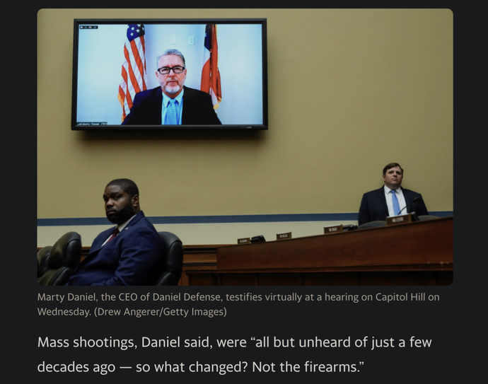 Is it personal responsibility or Assault Rifles that are reason for dead kids?
