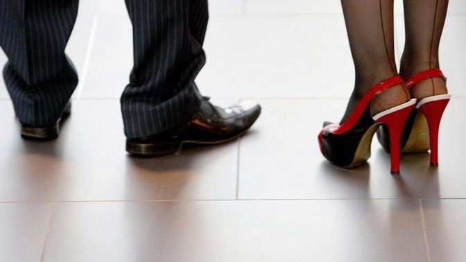 Are high heels uncomfortable for women as neckties are for men?