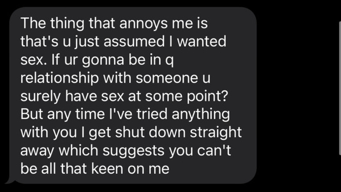 If he said him left wondering if I like him or not put him off so he wouldn’t catch feelings at this point. Does it mean he sees me negatively?