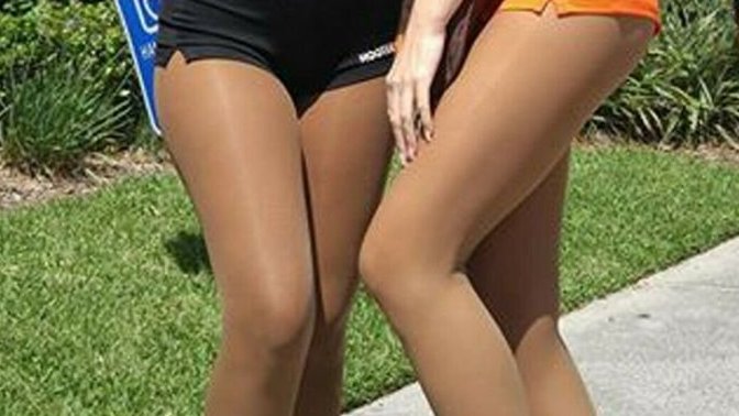Girls, would you wear pantyhose with tennis shoes or sneakers if you could?