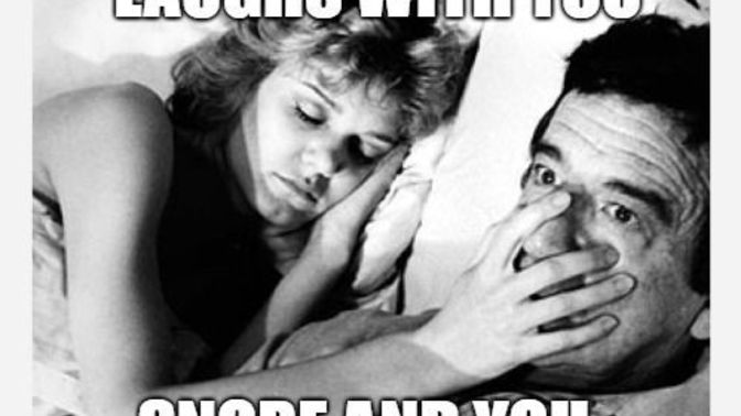 OK, who one here snores? You are shaking my computer?
