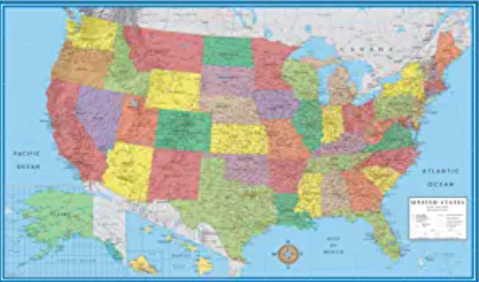 United States of America Map