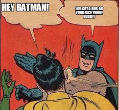 Fraid, I'd have to bitch-slap em! Cuz them fighten words...