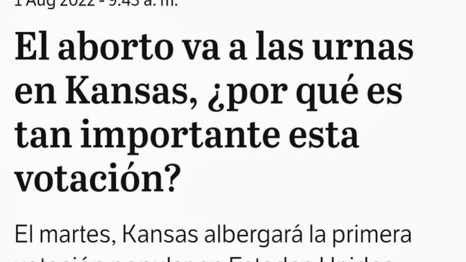Who do you think will win the abortion referendum in Kansas?