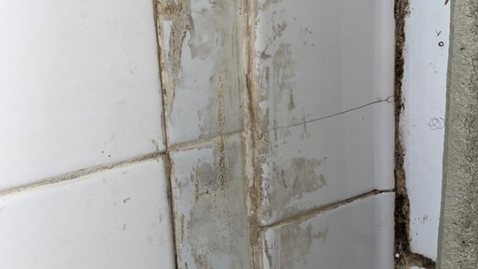 How do I clean this tile mess up?