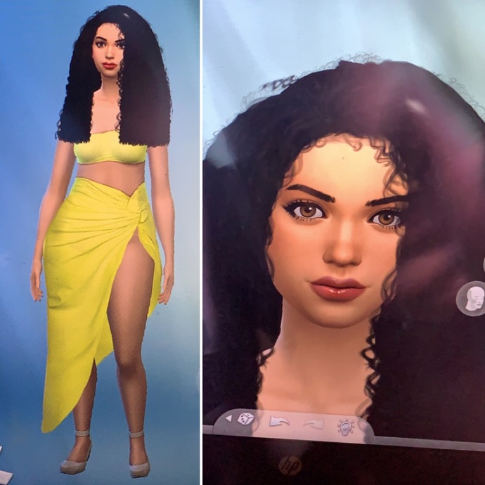 Who’s the prettiest sim out of the seven?