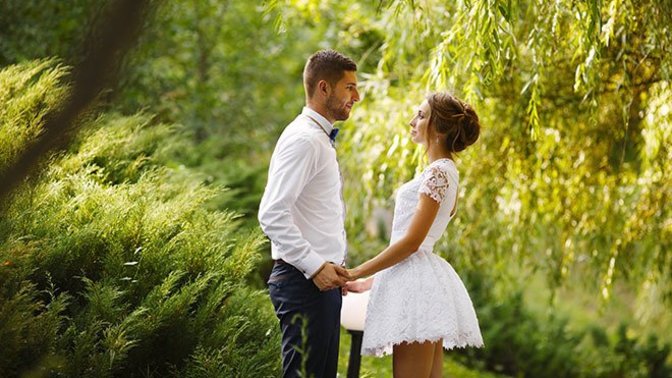 What is your opinion on short wedding dresses?