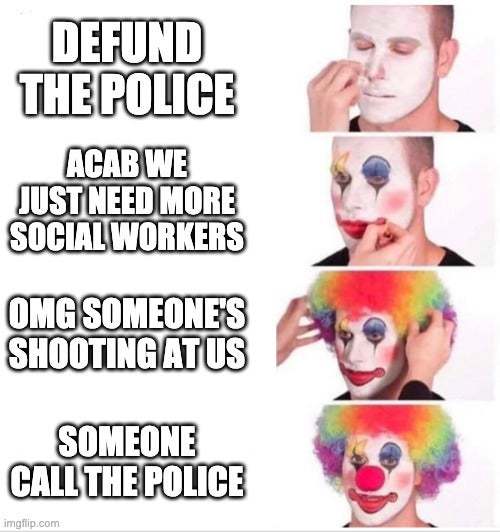 And they get mad when the people say defund the police... this cop feels so theathen by a phone that he needed to call backup 😂😂😂 thoughts?