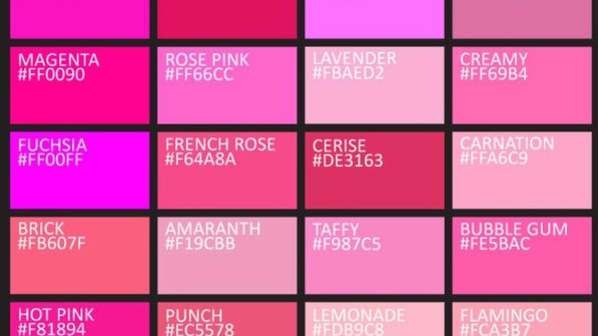 What’s with the color pink?