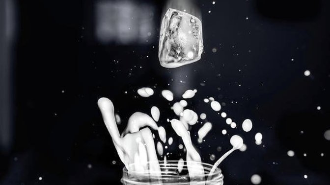 Do you ever drink milk with ice 🧊?