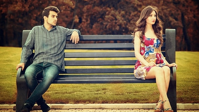 Guys: why would you keep looking at a woman and ignore her when you have her attention?