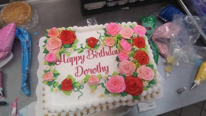 Made a cake today what do you think?