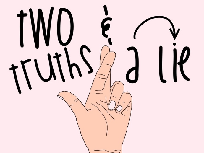 If you’ve ever played Two Truths and a Lie, what order do you put them in? Is your lie first, second, or third?