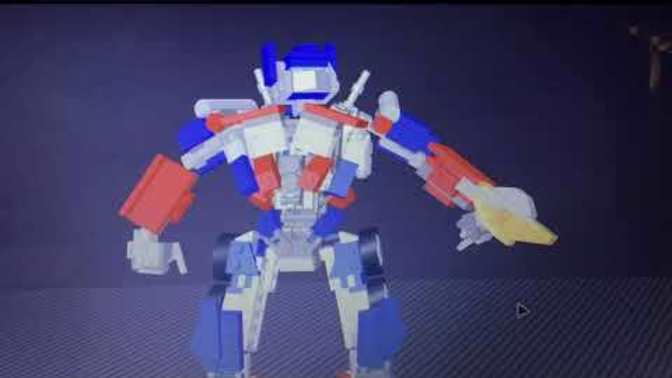 Sneaky Peak at my AAAAAAAAAH-Optimus Prime Lego MOC?