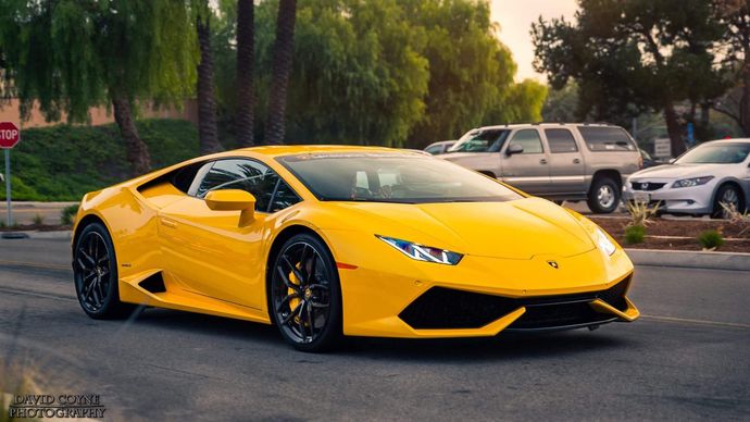 Out of this performance car rainbow, which one would you want to drive?