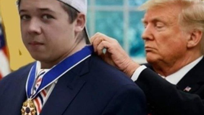 Should heroic Kyle Ritterhouse be given the medal of freedom for his bravery against his Antifa attackers & his work helping the black community?