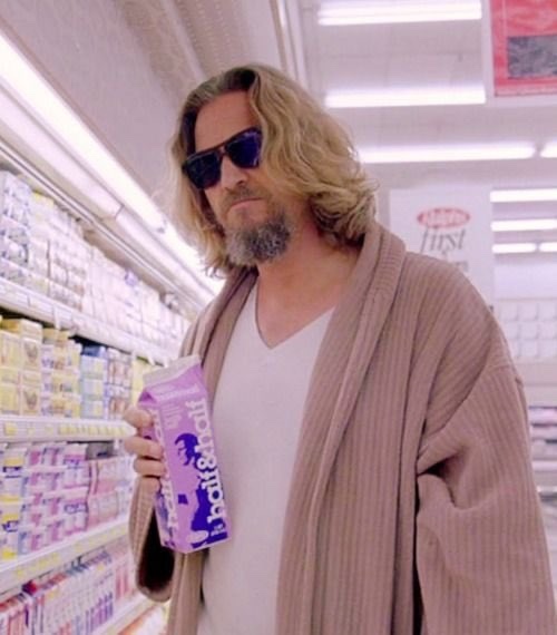If you saw some dude walking around outside while drinking milk straight from the carton what would you think?
