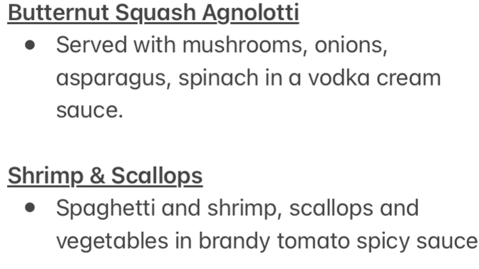What Birthday Meal do you like better?
