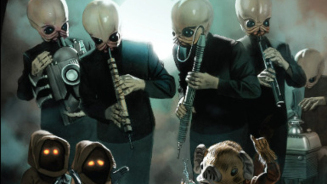 What kind of music does the Star Wars cantina play?