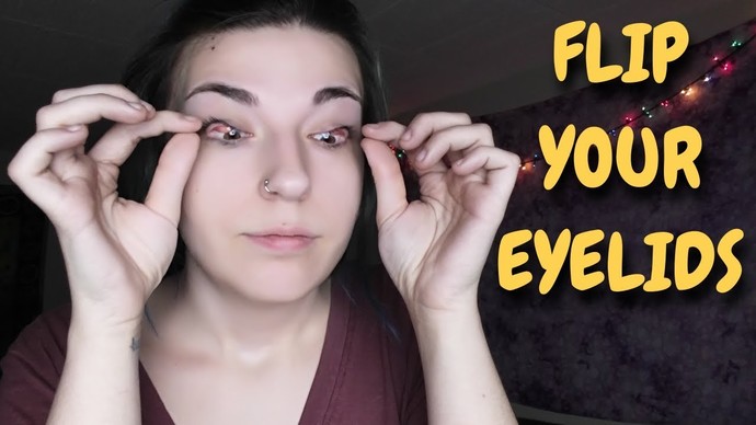 Can you flip your eyelids?