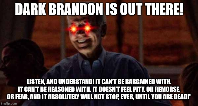 How do YOU feel about the rise of Dark Brandon. He just struck again raiding Trumps Mar A Lago home. You ready?