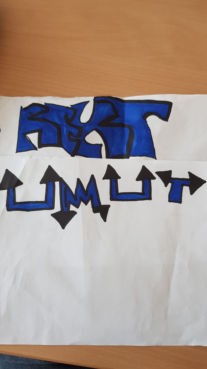 How would you rate my Graffiti drawing and which one of them is the best?