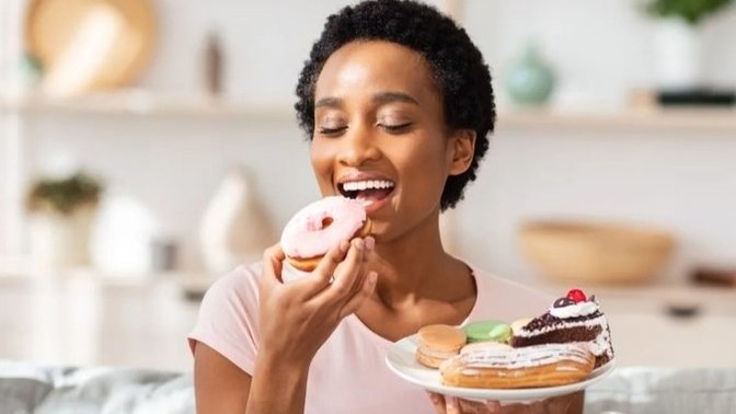 What's the deal with guys that stare at you when you're eating?