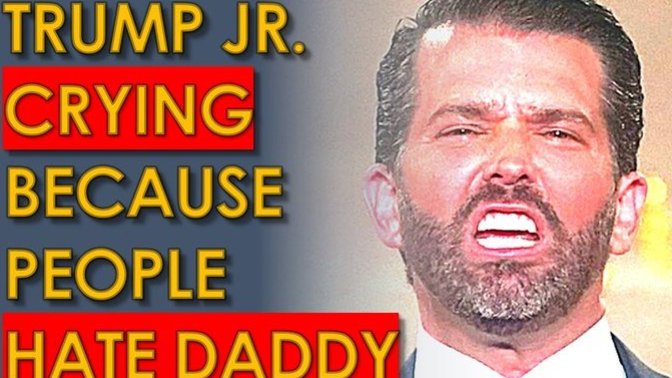 The Trump News Channel went into full meltdown - having his son cry about what was going on and how they treated his father unfairly - was he?