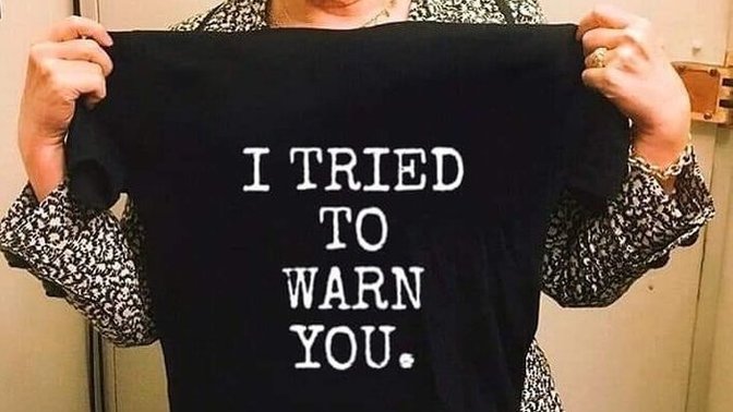 What exactly did Hillary warn us about?