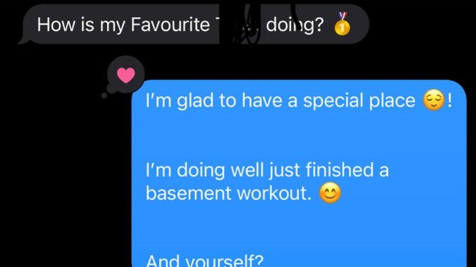Here is a bit of banter between the guy I'm going on dates with; Are these good signs?