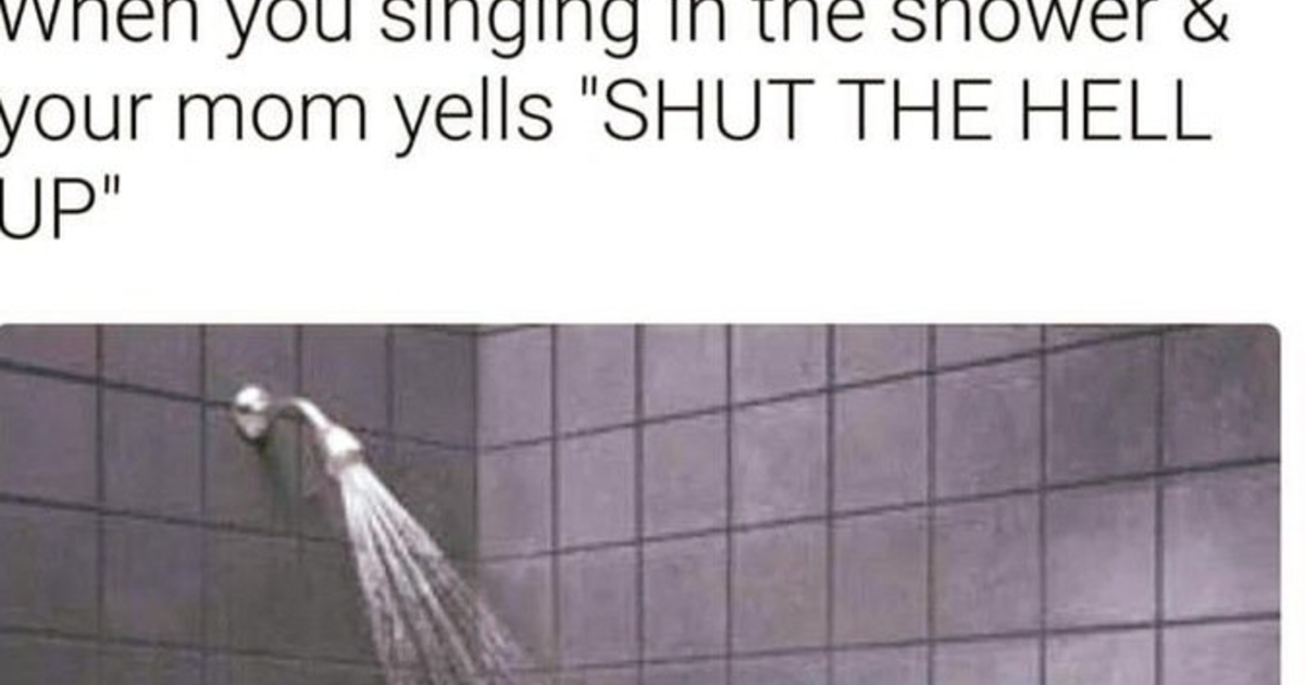 Do you sing in the shower ? Or cry in the shower? Or have mini arguments with yourself