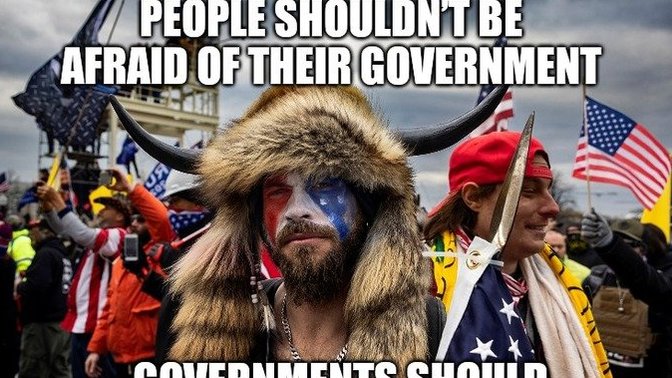 Biden Regime's January 6th Committee. Should People frar the government or Governments fear the people?