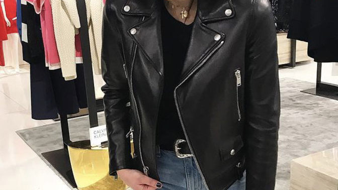Is it weird that I find it really hot when a girl is wearing a leather jacket?
