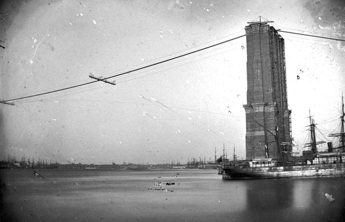 Do you ever wonder what certain structures looked like as they were being built?