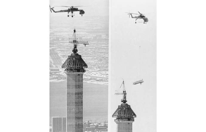 Do you ever wonder what certain structures looked like as they were being built?