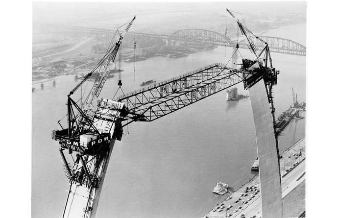 Do you ever wonder what certain structures looked like as they were being built?